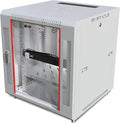 12U Wall Mount Server Rack Cabinet 24” Deep, 19” Network & AV Enclosure by SYSRACKS
