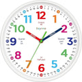 Roymnie14 Inch Wall Clock for Kids Learning to Tell Time Large Analog Silent by Unknown