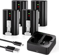 4-Pack Replacement Battery for Ring Doorbell - 6040mAh Rechargeable Camera by Lesaps