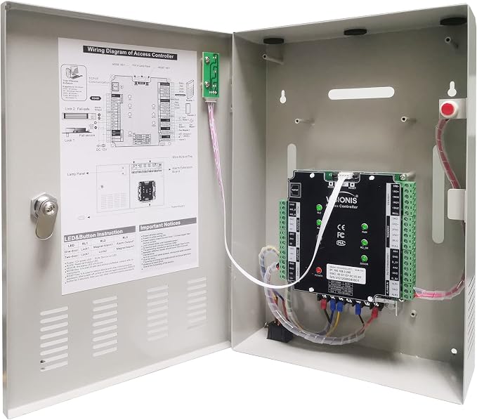 Visionis FPC-6131 Two Doors Door Access Control Out Swing Door 300lbs Mag Lock - Image 2