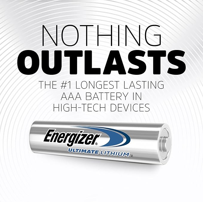 Energizer Ultimate Lithium AAA Batteries, Lithium Triple A Batteries - Image 2