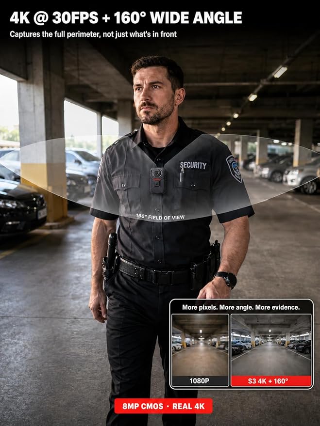 SPIKECAM S3 4K Body Camera - Image 4