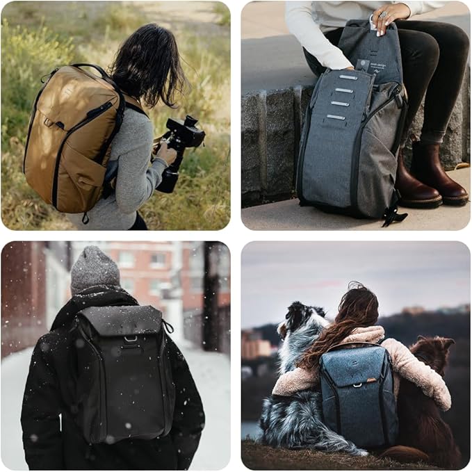 Peak Design Everyday Backpack 30L, MagLatch Top, Dual Side Access, FlexFold - Image 7