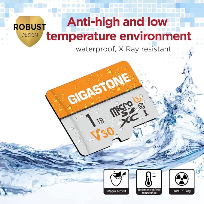 GIGASTONE 1TB Micro SD Card, A1 V30 4K Video Recording, Surveillance, Security - Image 6