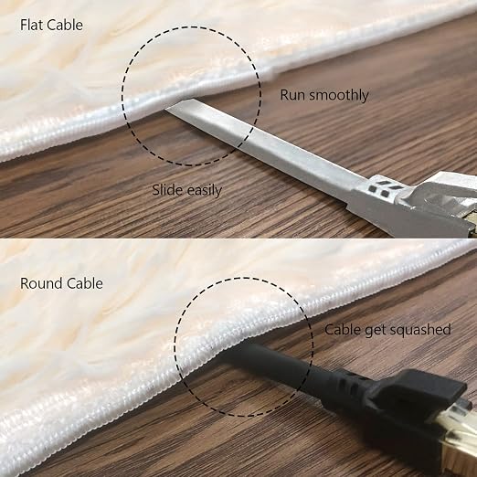 Jadaol Cat 8 Ethernet Cable 100ft, 40Gbps 2000MHz Flat S/FTP LAN Patch Cable - Image 5