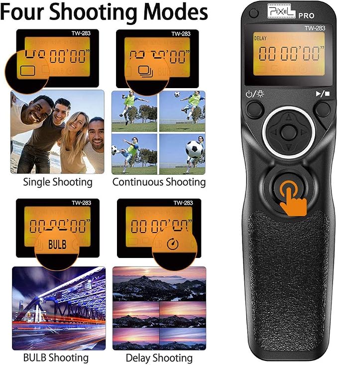Pixel TW-283 E3 Wireless Shutter Release Cable Wired Remote Control Compatible - Image 7