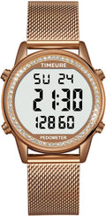 Women's Step Counter Pedometer Watch by TIMEURE