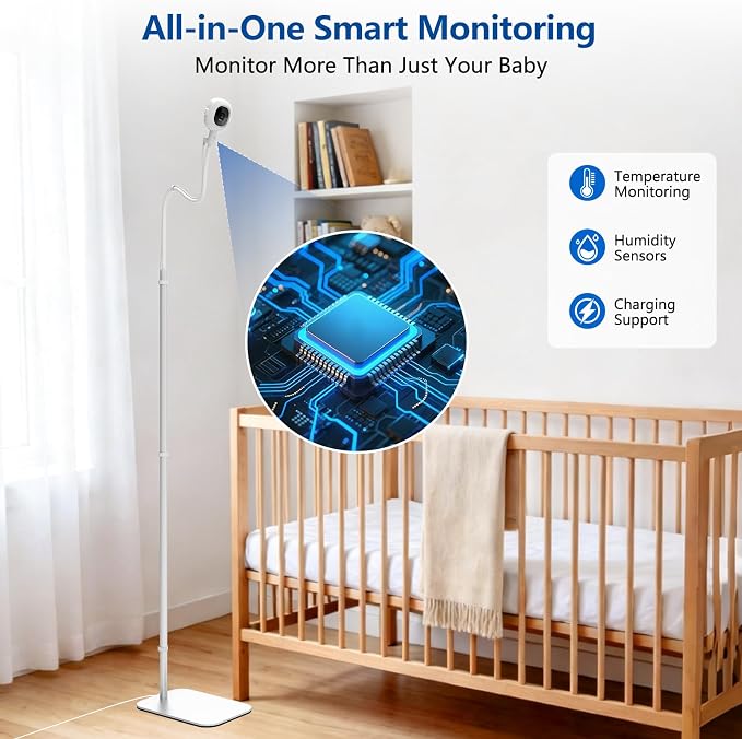 Floor Stand for Nanit Baby Monitor, Baby Camera Stand for Nanit Pro/Plus - Image 6