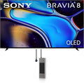 Sony K55XR80 55 Inch IMAX Enhanced Bravia OLED 4K HDR Google TV with an Austere 5S-PS8-US1 V-Series 8-Outlet Power w/Omniport USB (2024) by Unknown