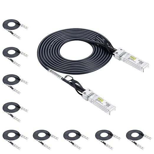 10G SFP+ DAC Twinax Cable, SFP+ to SFP+ Direct Attach Copper Passive by 10Gtek