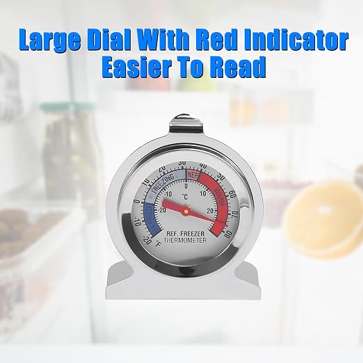 12Pcs Refrigerator Thermometer -30~30°C/-20~80°F Fridge Analog Freezer - Image 5