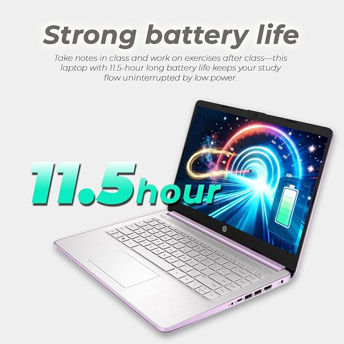 HP 14 Essential Laptop Computer, 2026 Edition, 4GB RAM, 128GB SSD, Intel N150 CPU, Long Battery Life, 1TB Cloud Storage, Windows 11 with Microsoft 365 - Image 5