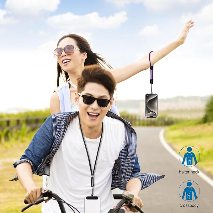takyu Phone Lanyard, 2 Pack Adjustable Cell Phone Lanyard Crossbody Neck Strap - Image 7