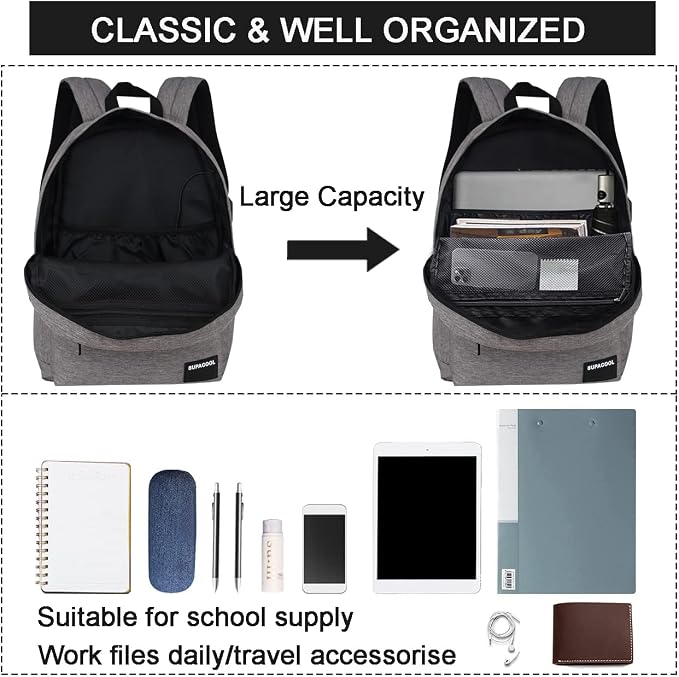 SUPACOOL Casual Laptop Backpack - Image 3