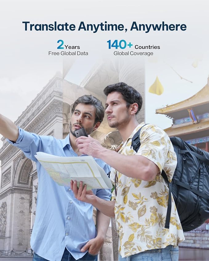 iFLYTEK AI Language Translator Device — 60 Languages, Real-Time Split-Screen & - Image 8