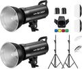 Godox 2X SK300II Studio Flash Strobe Kit:2.4G 600Ws Speedlite Flash Monolight by GODOX