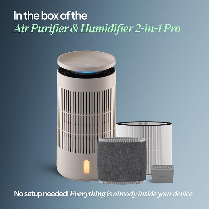 Blueair 2-in-1 Pro Air Purifier & Humidifier for Large Rooms, HEPASilent™ Removes 99.97% Allergens, Dust, Smoke, Up to 1,875 sq ft, Smart App, Skin-Hydration Mode, 360° InvisibleMist™ - Image 12