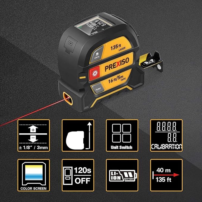 PREXISO 215Ft Laser Measure - Image 9