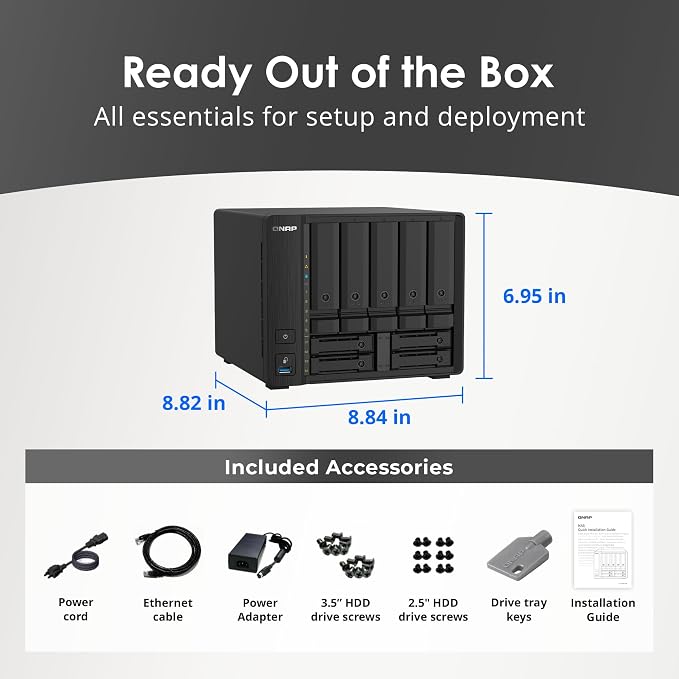 QNAP TS-932PX-4G 5+4 Bay High-Speed NAS - Image 7