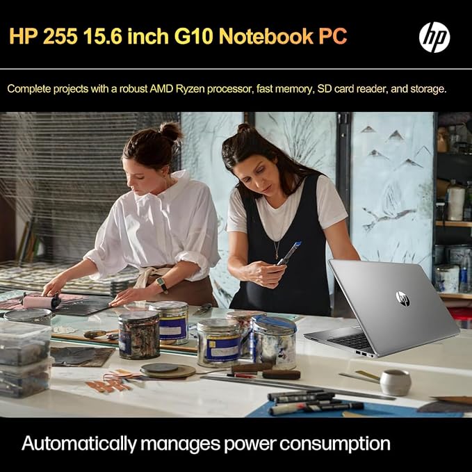 HP 255 G10 Laptop for Home or Work, 32GB RAM, 1TB SSD, 15.6" Full HD, Ryzen 3 7330U (Beat Intel i5-1135G7), HDMI, USB-C, Windows 11, Business and Fun Ready - Image 4