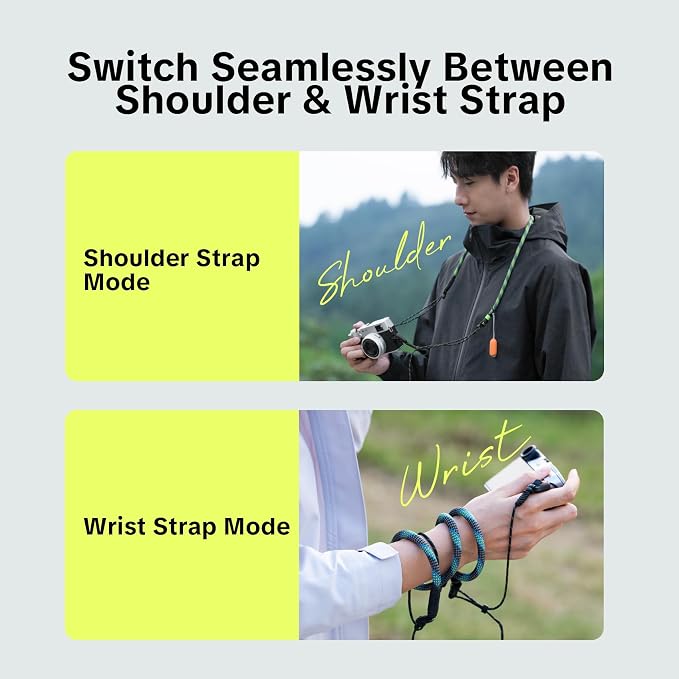 PGYTECH Camera Shoulder Strap Slim Outdoor Style, Adjustable 32.2-53.5in Quick - Image 8