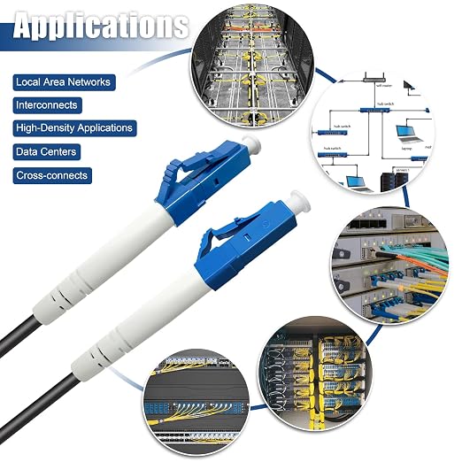 10 Meters LC to LC Outdoor Armored Simplex Fiber Patch Cable, Single Mode Fiber - Image 6