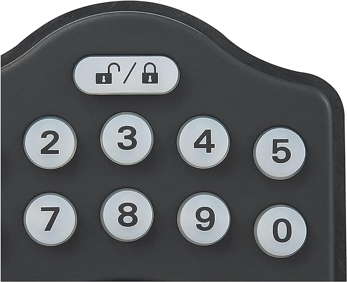 Amazon Basics Traditional Electronic Keypad, Keyless Entry Door Lock Deadbolt - Image 4