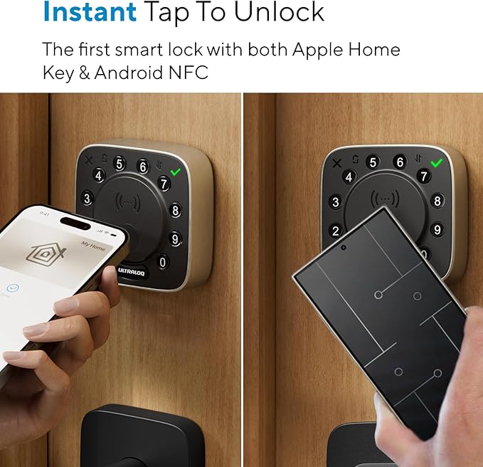 ULTRALOQ Bolt NFC Smart Lock, World's First Front Door Lock - Image 2