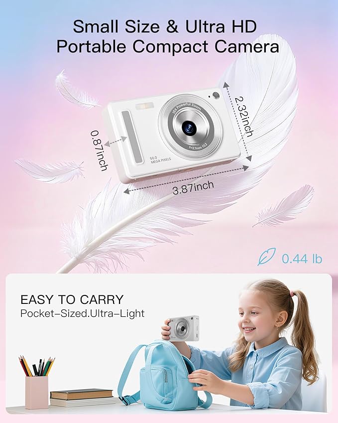 Digital Camera, FHD 1080P Point and Shoot Camera - Image 4