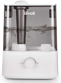 LEVOIT Classic300 Ultrasonic Top Fill Humidifier, Extra Large 6L Tank Last 60-Hour - Super Quiet, Easy to Use and Clean, 360° Rotation Nozzle, Simple Knob Control, Handle, Auto Shut Off, Gray by Levoit