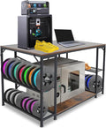 Upgraded 3D Printer Stand, Large 3D Printer Filament Storage Rack by KERTY