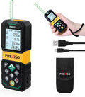 PREXISO Laser Measure Rechargeable, 265Ft Green Beam Laser Measurement Tool by PREXISO
