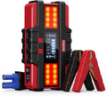 PJS06 Pro 4000A Car Jump Starter - Portable Power Bank with 40W Fast Charge, 10L Gas/9L Diesel Engine Starter, 3S Quick Start, Voltage Detector, LED Light, 10 Protections by SAFEMATE