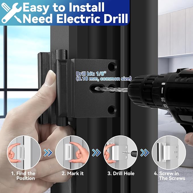 Door Reinforcement Lock Withstands 800lbs of Force - Image 3