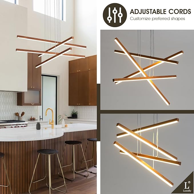 Modern Linear Pendant Light - Image 4