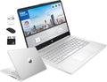 HP 14" Laptop Computer for 2026 Student Business Productivity, MS Office & Win 11 Pro, Copilot AI, Intel 4-Core CPU, 4GB DDR5 RAM, 628GB Storage (128GB UFS+500GB Ext), Wi-Fi 6, HubxcelAddon, Silver by Unknown