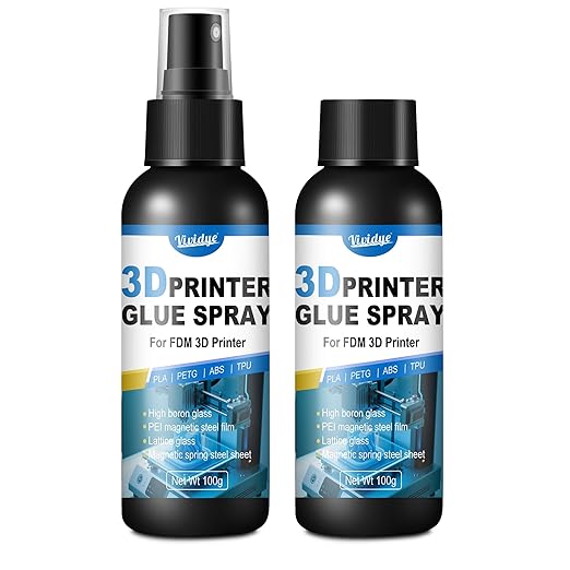 3D Printer Adhesive Glue - 7oz/200g Strong 3D Printer Glue Reduces Warping of by Vividye