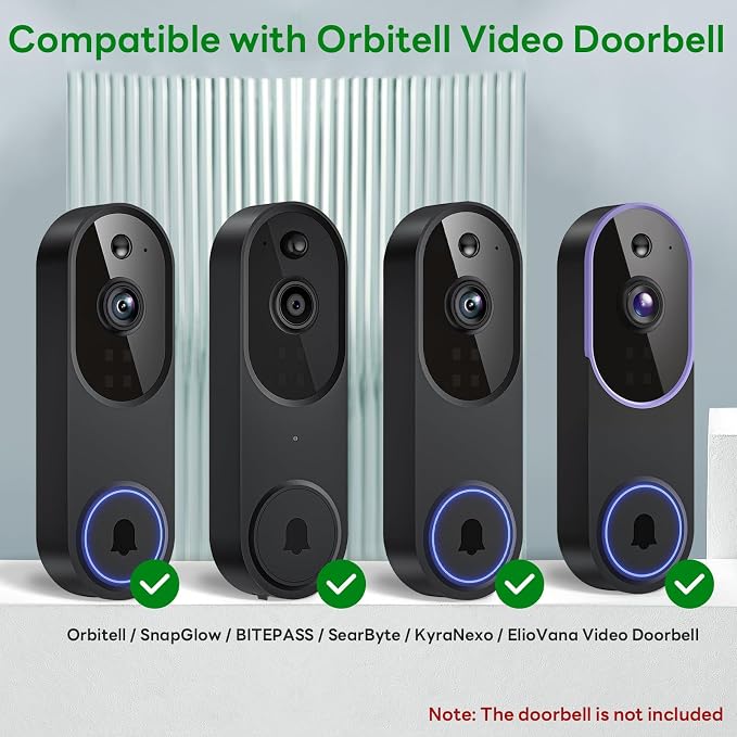 Anti-Theft Doorbell Camera Mount Compatible - Image 2