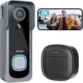 ieGeek Doorbell Camera Wireless No Subscription, 2K Full HD View, Wireless by ieGeek