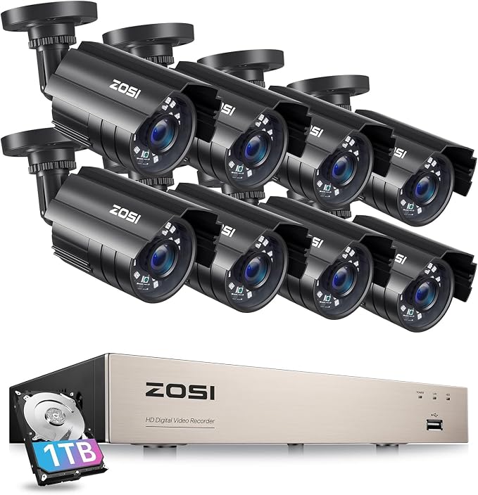 ZOSI 3K Lite 8CH Security Camera System by ZOSI