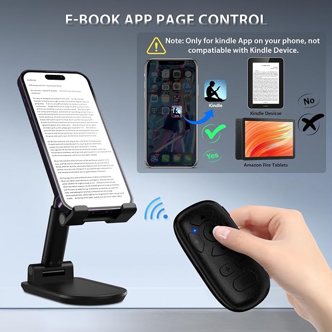 Wireless Camera Remote Control for iPhone & Android, TikTok Scrolling Remote - Image 6