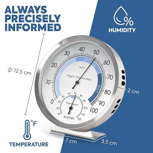 Analog Hygrometer – Thermometer Hygrometer - Image 2