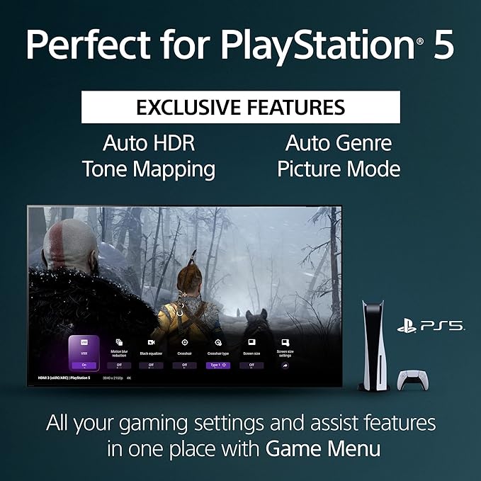 Sony OLED 83 inch BRAVIA XR A80L Series 4K Ultra HD TV: Smart Google TV with Dolby Vision HDR and Exclusive Gaming Features for The PlayStation® 5 XR83A80L- 2023 Model,Black - Image 5