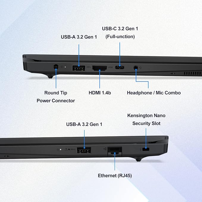 Lenovo V15 Gen 5 15.6” FHD Business Laptop, 16GB DDR5 RAM, 512GB Storage, Intel Core i3 6-core CP(Beat Ryzen 3 7320U), W11 Pro, AI Copilot Key, Webcam w/Shutter, Security Chip Discrete TPM 2.0, Black - Image 9