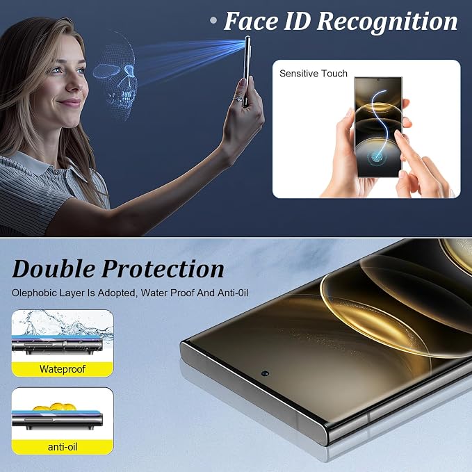 2 Pack Galaxy Note 20 Ultra Screen Protector, HD Clear Tempered Glass, 2 Pack - Image 3