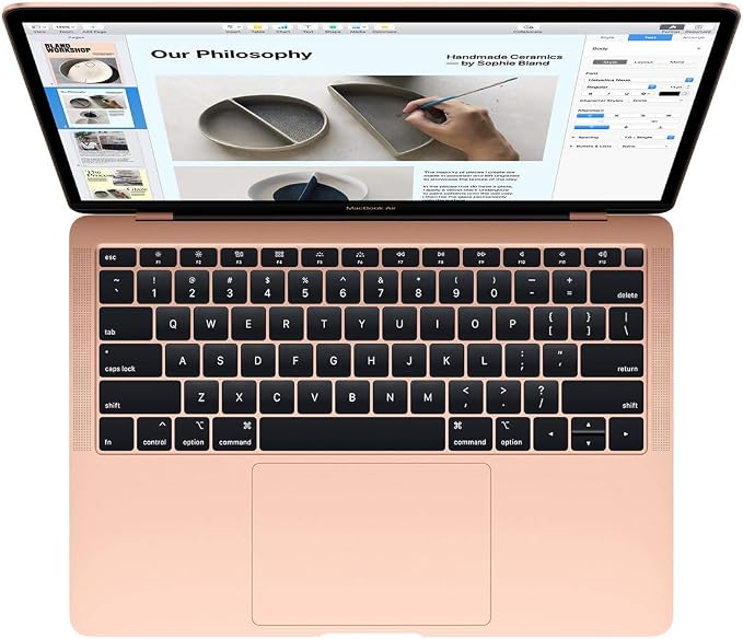Apple 2018 MacBook Air with 1.6GHz Intel Core i5, 13-inch, 16GB RAM, 512GB SSD Gold (Renewed) - Image 3