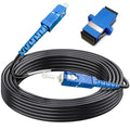 50 Meters SC to SC Fiber Optic Patch Cable, Outdoor Armored Single Mode SC/UPC by Bangun