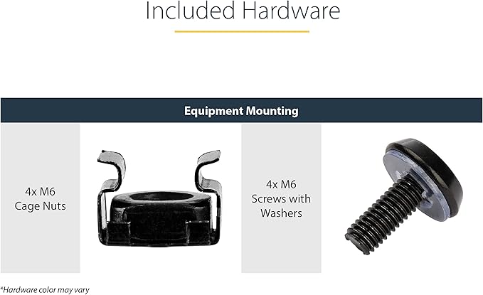 StarTech.com 1U Fixed Server Rack Mount Shelf - 10in Deep Steel Universal - Image 5
