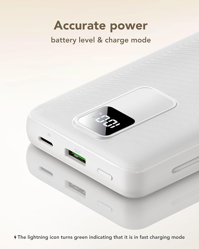 charmast 20000mAh Portable Charger with Built-in Cables & Wall Plug, 20W USB C Power Bank, Fast Charging Battery Pack Travel Essentials Compatible with iPhone 16/15/14 Series, Samsung, Google, iPad - Image 8