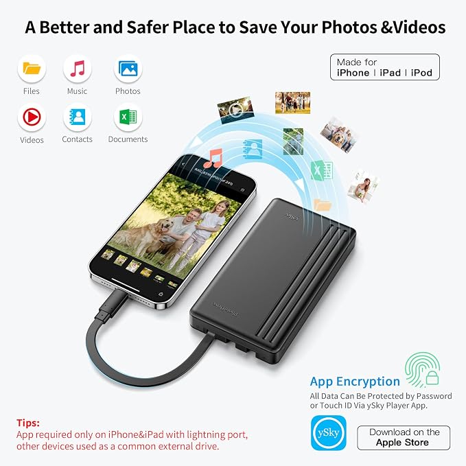 ySky 1TB Portable External Hard Drive - Image 5